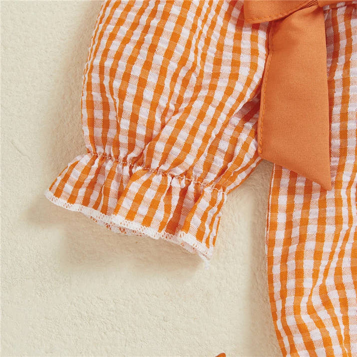 Sunday Essentials - Pumpkin Plaid Romper™