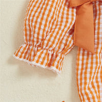 Sunday Essentials - Pumpkin Plaid Romper™