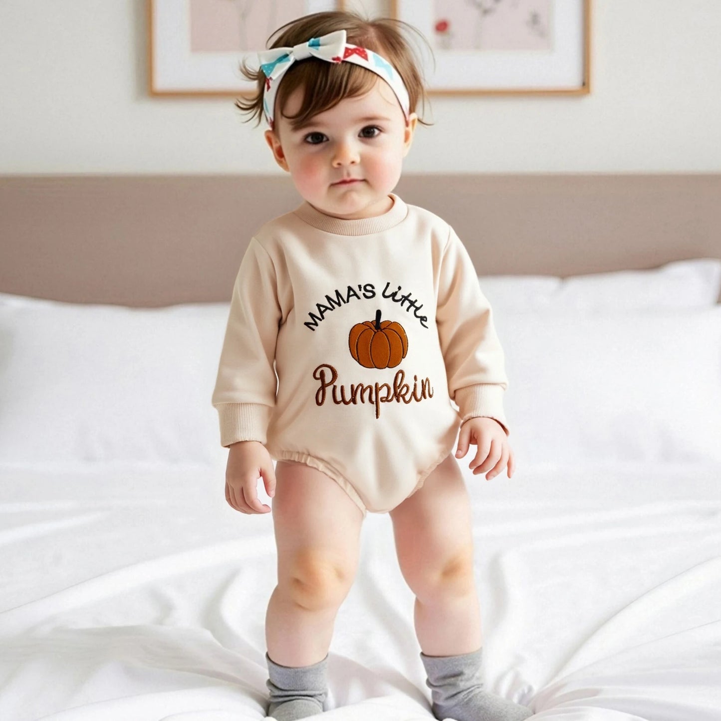 Sunday Essentials -Cozy Pumpkin Jumpsuit for Babies™