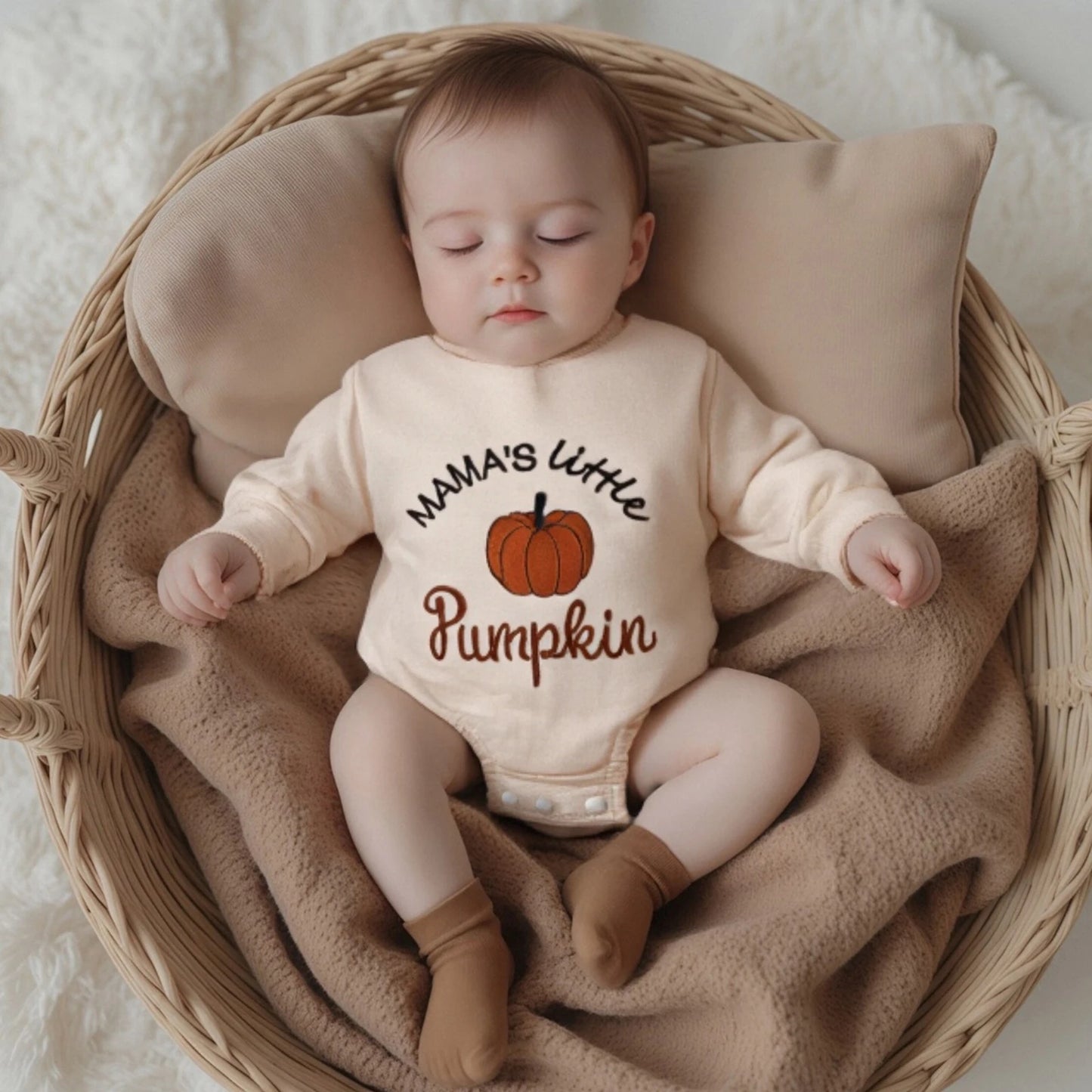 Sunday Essentials -Cozy Pumpkin Jumpsuit for Babies™